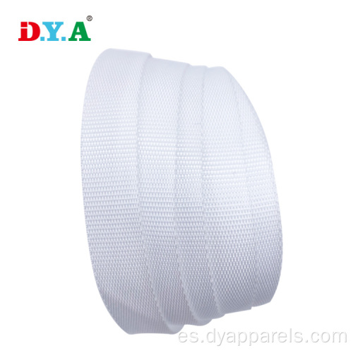 25 mm de 25 mm de White White Multi Color PP Webbing